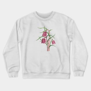 April 25th birthday flower Crewneck Sweatshirt